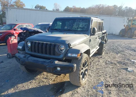 2025 Jeep Gladiator Nighthawk из США, поврежденный, VIN 1C6PJTAG4SL504679